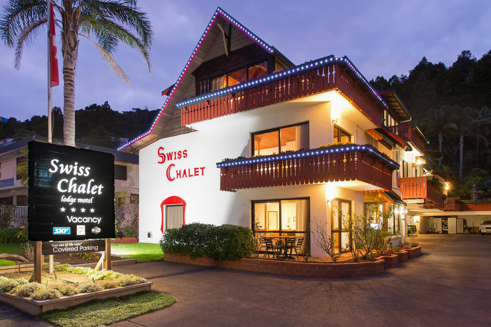 Swiss Chalet Lodge Motel Paihia Zewnętrze zdjęcie